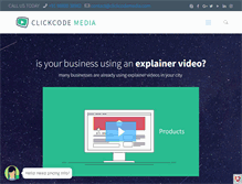 Tablet Screenshot of clickcodemedia.com